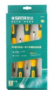 高效率优选 世达SATA工具00334 G系列5件一字十字螺丝批组套深度解析